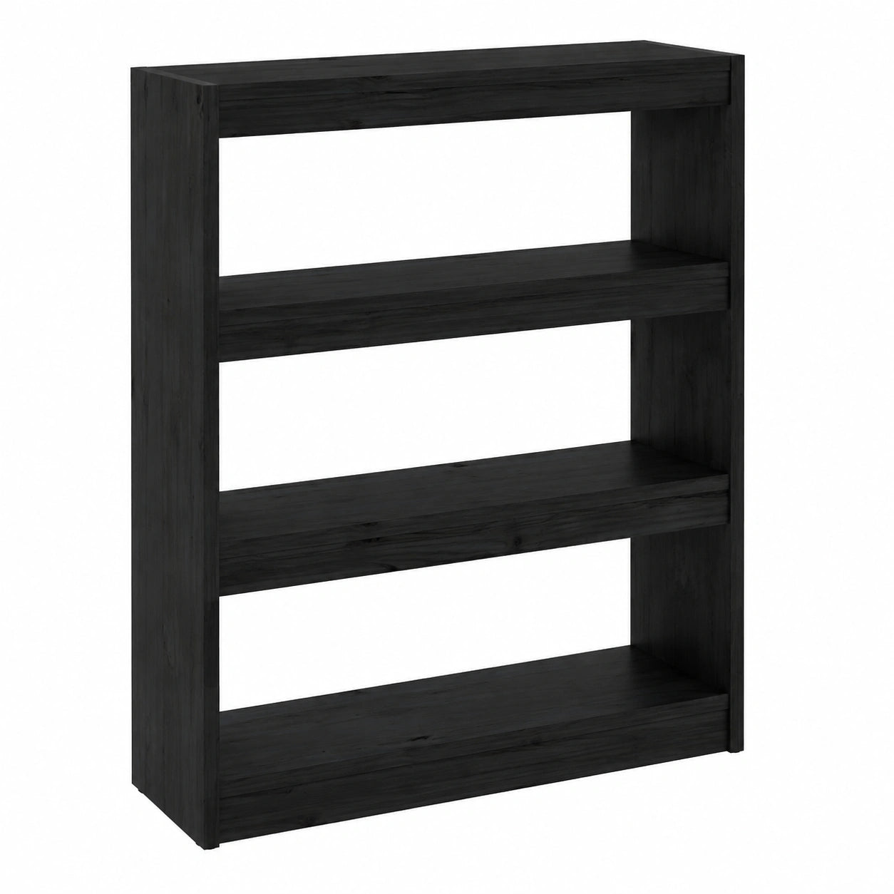 Bibliothèque, avec rangement, coloris noir, 80 x 30 x 103,5 cm, pour le salon ou le bureau