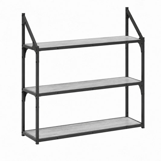 Armoire, avec rangement, avec étagères, coloris gris, pour la chambre