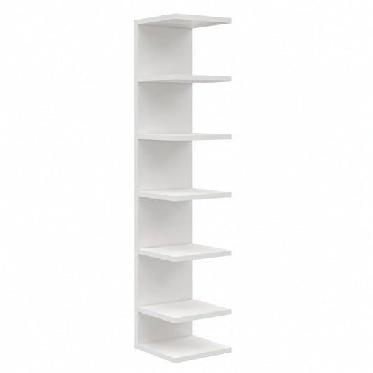 Étagère, coloris blanc, pour les espaces de vie