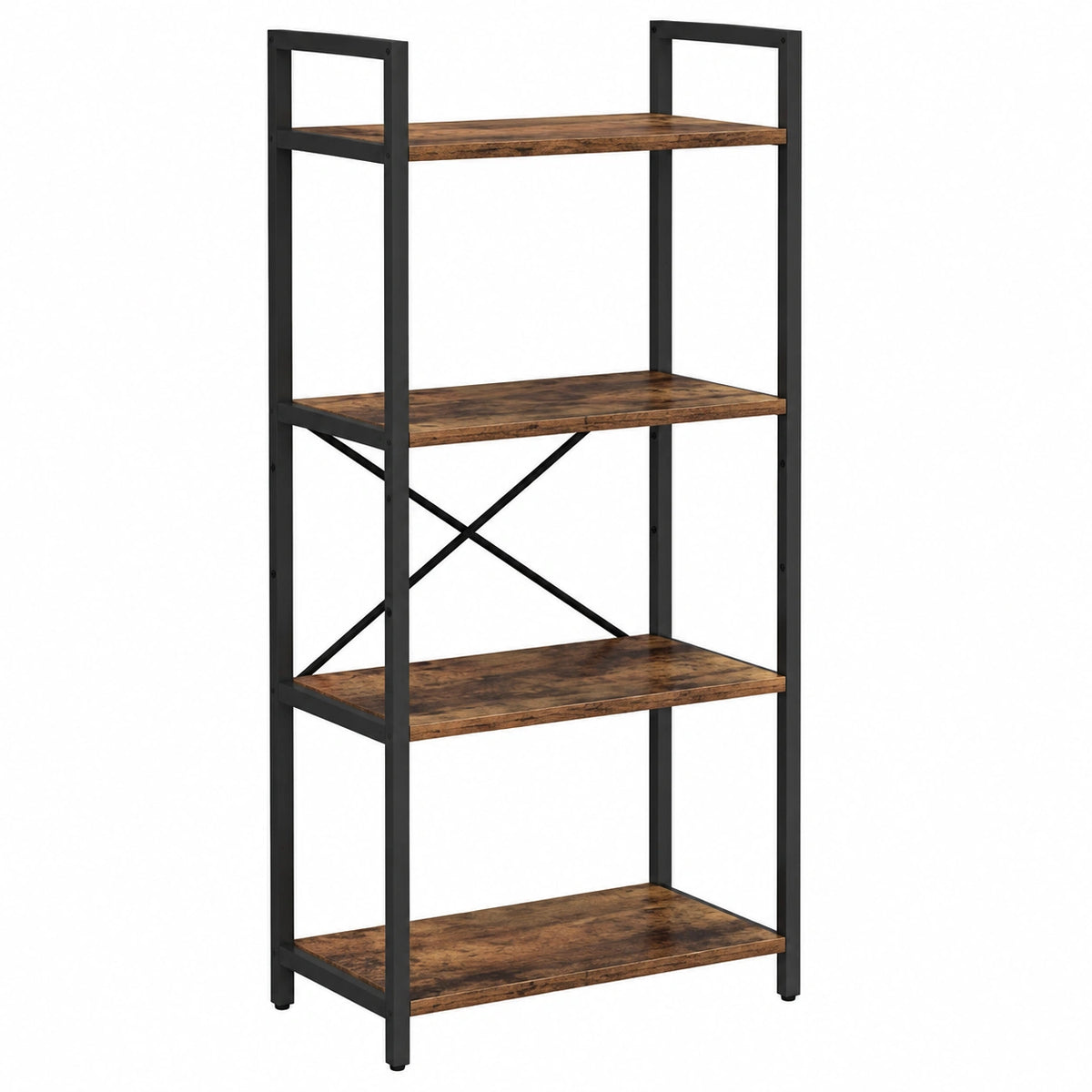 Bureau, avec étagères, en acier, 56 x 34 x 133,5 cm, pour l’espace de travail