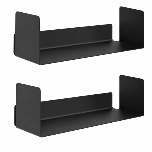 Étagère, coloris noir et blanc, pour les espaces de vie
