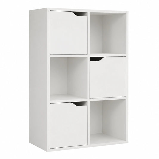 Bureau, à bascule, avec rangement, avec étagères, 60 x 29 x 90 cm, coloris blanc, pour l’espace de travail