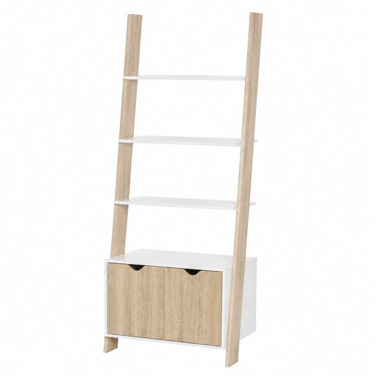 Armoire, avec étagères, en chêne, coloris blanc, 60 x 40 x 171 cm, pour la chambre