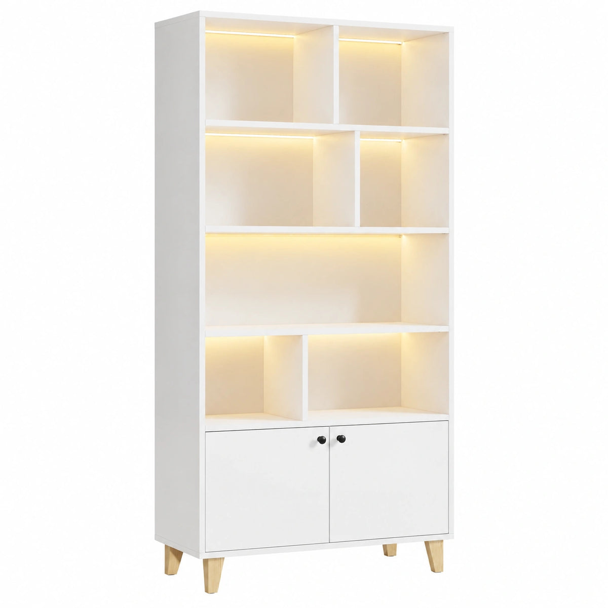 Buffet, en bois massif, avec rangement, avec étagères, avec portes, pour la salle à manger ou le salon